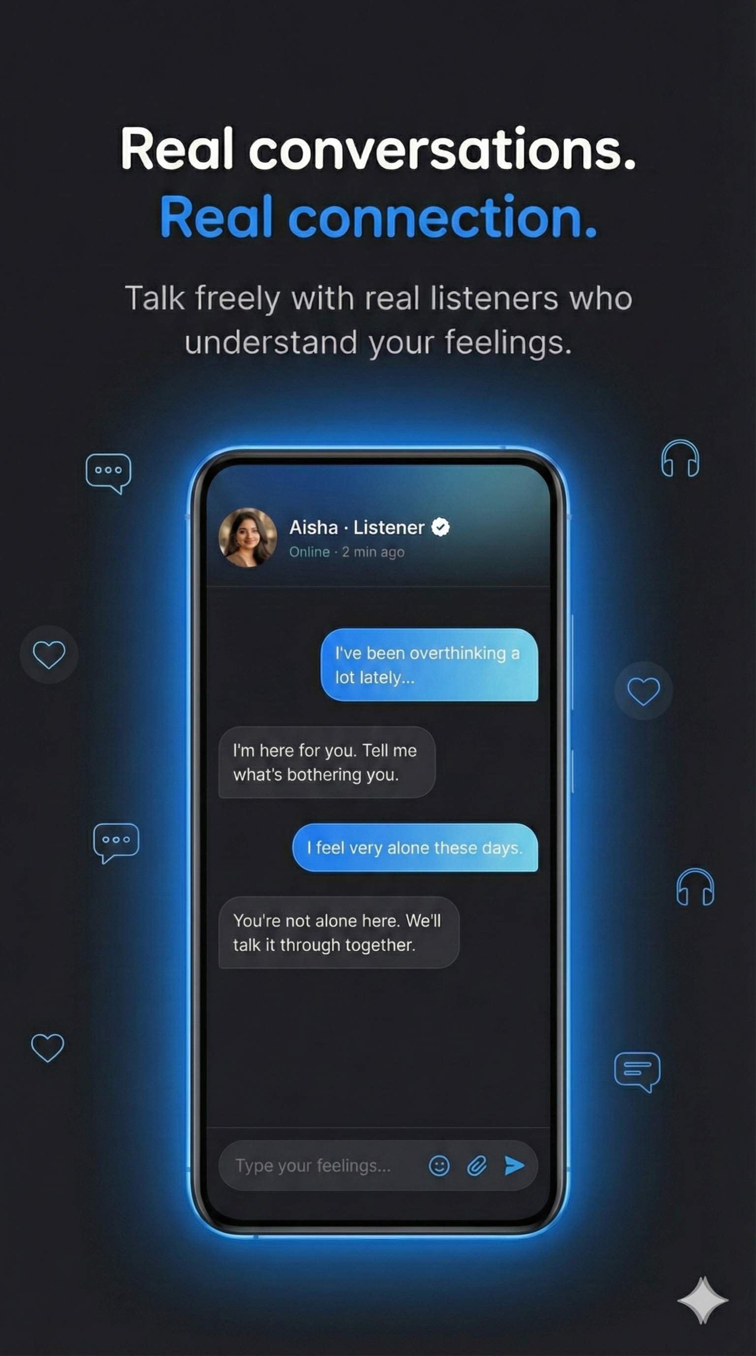 Morbid messaging screen with real conversation chat